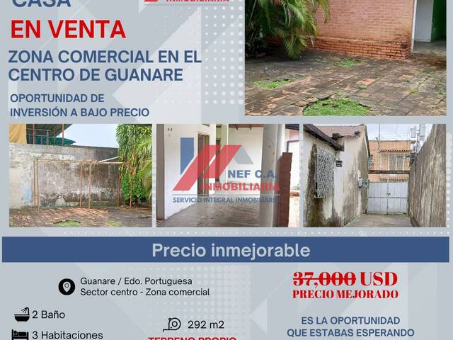 #G1-01 - Casa para Venta en Guanare - P